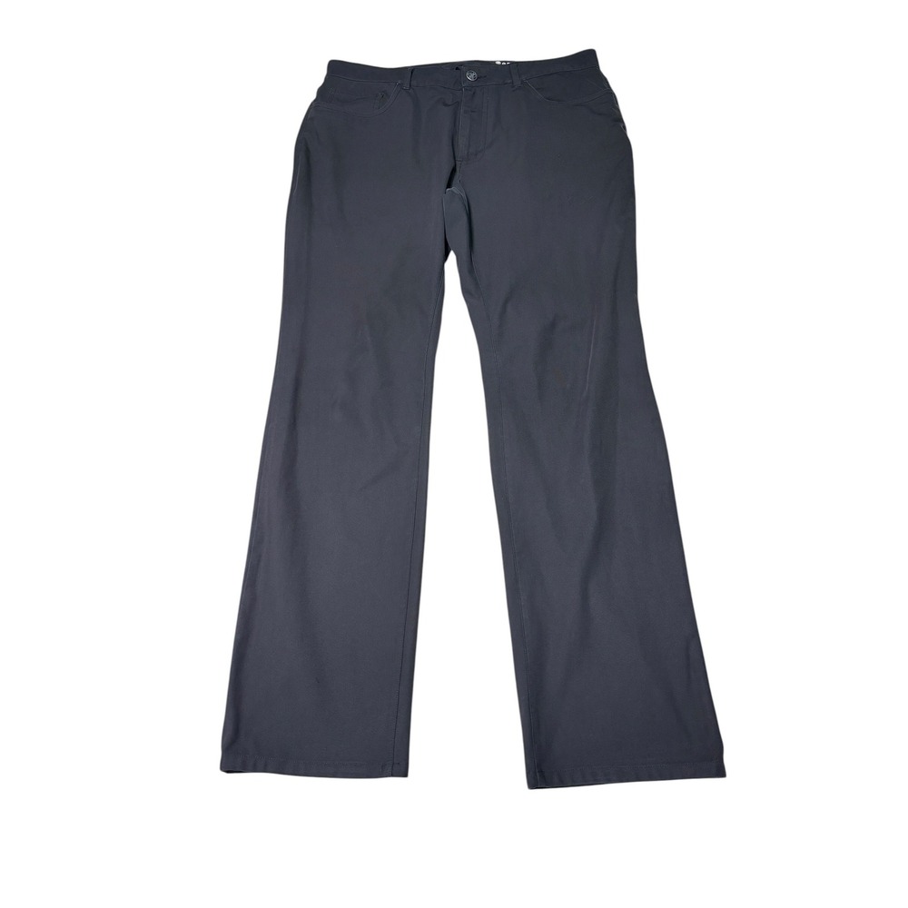G/FORE Onyx Five Pocket Golf Pants Mens 34/32 Dark Charcoal G4MC0B50FB